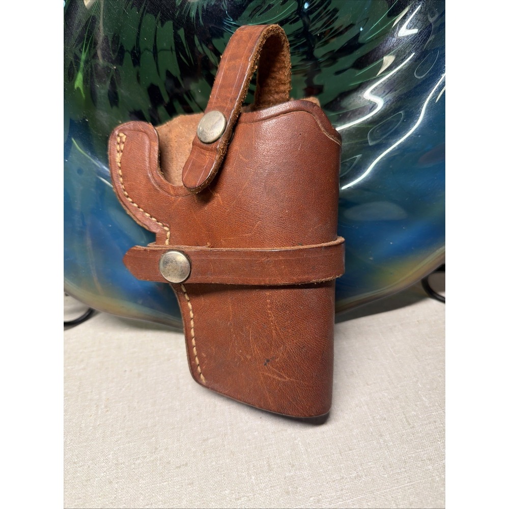 Vintage Smith & Wesson 21 32 Brown Leather Holster J-Frame 2" Revolver Mod 36 60